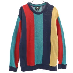 Jantzen ジャンセン 90s オールド ストライプ柄 長袖 ニット L メンズ 古着のサムネイル
