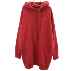 Vivienne Westwood RED LABEL ヴィヴィアンウエストウッドレッドレーベル 日本製 オーブ 長袖 ロング パーカー o レッド レディース 古着のサムネイル