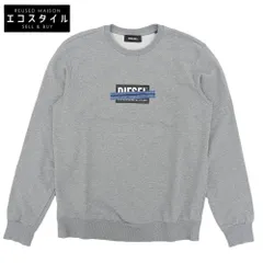 DIESEL　ディーゼル　美品 S-GIRK-N83 ロングスリーブ トレーナー トップス メンズ グレー XL　XLのサムネイル