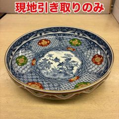 美濃焼】大皿 未使用 保管品 龍峰窯 捻祥瑞文様 楕円形大皿1枚のみです