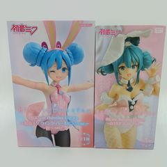 [미개봉]하츠네 미쿠 피규어 BiCute Bunnies Figure 윙크・펄 핑크 흰 토끼 Baby Pink 플류 2체 세트 정리 판매 토끼 걸 미소녀 프라이즈 프로세카 보카로 VOCALOID B-33-2