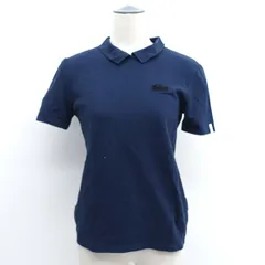 LACOSTE L!VE /  ラコステ ◆ポロシャツ/ワッペン/ネイビー/サイズS　 PF2627 【レディース/ガールズ/LADY/女性/婦人】 レディースファッション【中古】 のサムネイル