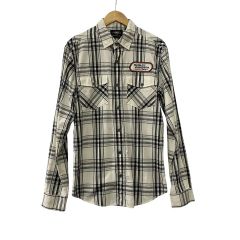 schott ストライプオープンカラーシャツ 開襟 アメカジ バイカー