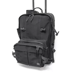 ポーター／ヨシダカバン キャリーケース ボディバッグ付属 ナイロン 旅行バッグ ショルダーバッグ ブラック 黒 Black ナイロン キャンバス PORTER ／ 吉田カバンのサムネイル