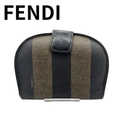FENDI フェンディ ペカン柄 二つ折り財布 PVC レザー ヴィンテージのサムネイル