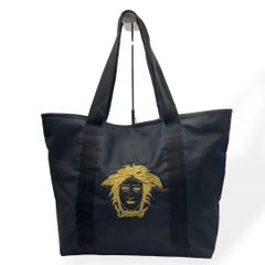 美品 GIANNI VERSACE ヴェルサーチ トートバッグ 肩掛け ナイロン