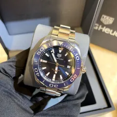 TAG Heuer タグ・ホイヤー アクアレーサー クオーツ スチール ウォッチ ブルー way111c-D063001のサムネイル