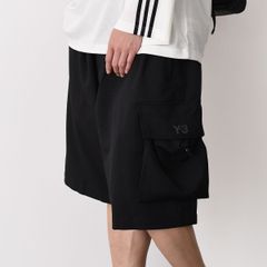 Y-3 レアルマドリード ブラックショートパンツ ストライプ - メルカリ