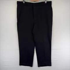 古着 90's/90年代 ディッキーズ Dickies USA製 パンツ チノパン スラックス ワンポイントロゴ ジップ w40 L30  ブラック系 メンズのサムネイル