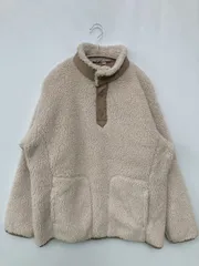 UNIQLO ユニクロ ブルゾン M ベージュ ボア 無地 ミドル丈 プルオーバー レディースのサムネイル