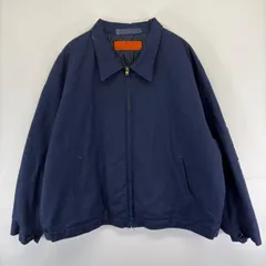 古着 レッドキャップ RED KAP USA製 ジャケット 中綿 大きいサイズ フルジップ ブルゾン 3XL  ネイビー系 無地 メンズのサムネイル