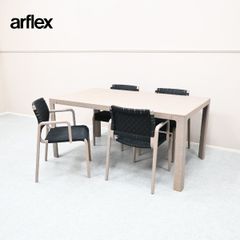 arflex 定価26万円 TINA 10 レザー アーム ダイニングチェア-1 - メルカリ