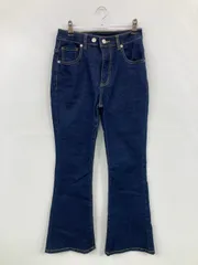 clear クリア デニムパンツ XS ネイビー フルレングス 無地 スタンダード フレア・ブーツカット レギュラー リジッド・ワンウォッシュ レディースのサムネイル