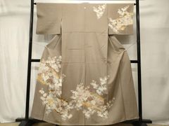 平和屋着物◎六通柄袋帯 唐織 正倉院 銀糸 正絹 逸品 BAAT9414mz
