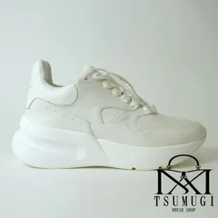 Alexander McQueen  レザー スニーカー 37 レディース アイボリー/ホワイト 533710 オーバーサイズランナー 替え紐ありのサムネイル