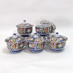 蓋付き小鉢 10客 まとめ売り 色絵 金彩 茶碗蒸し鉢 菓子鉢 - メルカリ