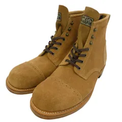RRL ダブルアールエル USA製 BOWERY BOOTS レースアップ スエードレザー ボーリー ブーツ ブラウン系 US10【美品】【中古】のサムネイル