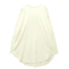 Yohji Yamamoto ヨウジヤマモト GA-T06-040 Ground Y COTTON JERSEY HEM ROUND JUMBO T-SHIRT LONG SLEEVES コットン天竺 ヘムラウンド ジャンボ 長袖 Tシャツ ホワイト系【中古】のサムネイル
