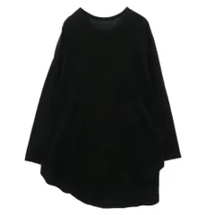 Yohji Yamamoto ヨウジヤマモト GA-T06-040 Ground Y COTTON JERSEY HEM ROUND JUMBO T-SHIRT LONG SLEEVES コットン天竺 ヘムラウンド ジャンボ 長袖 Tシャツ ブラック系【中古】のサムネイル