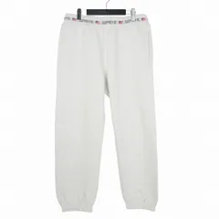 シュプリーム SUPREME 15AW Logo Rib Sweatpant ロゴリブスウェットパンツ M グレーのサムネイル