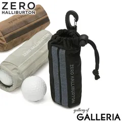 【正規品5年保証】 ゼロハリバートンゴルフ ボールケース ゴルフ ZERO HALLIBURTON GOLF ボールポーチ 3個用 ポーチ フック付き 撥水 DICROS SOLO Series 85008 ブラックのサムネイル