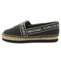 マイケルコース MICHAEL KORS エスパドリーユ スリッポン フラットシューズ 黒 ブラック ロゴ /TQ ■IBO100のサムネイル