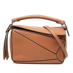 ロエベ パズルバッグ ミニ ハンドバッグ ショルダーバッグ 2WAY ブラウン レザー レディース LOEWE【1-0276136】のサムネイル