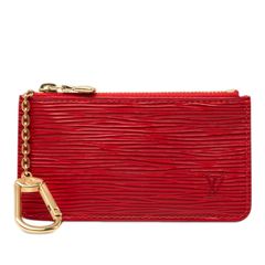 美品】LOUIS VUITTON エピ ポシェットクレ コインケース レッド - メルカリ