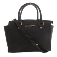 極美品✨マイケルコース 2way ショルダーバッグ サフィアーノレザー 黒