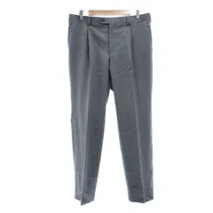 ランバン LANVIN 美品 パンツ スラックス センタープレス タック 94 グレー ウール /SX ■IBO100のサムネイル