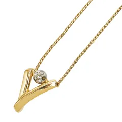 サンローラン チェーン ペンダント ネックレス ゴールド メッキ ラインストーン レディース SAINT LAURENT【1-0276431】のサムネイル