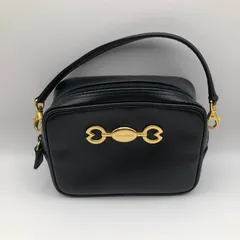 タ mila schon ミラ・ショーン ハンドバッグ ショルダーバッグ 黒 ブラック 中古品のサムネイル