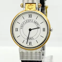 Van Cleef & Arpels ヴァンクリーフ＆アーペル la コレクション 43106 ホワイト QZ ユニセックス 腕時計 稼働品のサムネイル