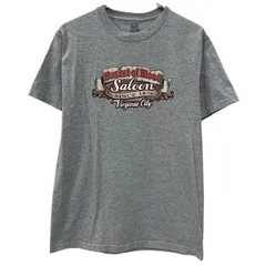 FRUIT OF THE LOOM 半袖 プリントTシャツ M グレー フルーツオブザルーム プルオーバー 両面プリント バックプリント 夏物 a807-6061のサムネイル