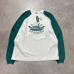 GQ6181◇Pherrow’s : ラグラン ネッシーTシャツ◇44◇白系 フェローズ 半袖 定価¥9.680-のサムネイル