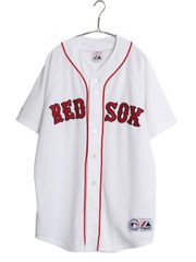 新品タグ付！MLB レッドソックス ユニフォーム/野球メジャーリーグ白赤