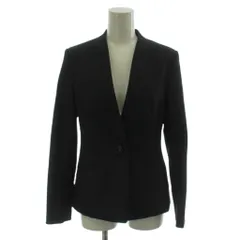 プラステ PLST ノーカラージャケット S 紺 ネイビー 長袖 1B /GGのサムネイル