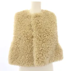 ハイク HYKE FAUX SHEARLING CROPPED VEST ベスト ジレ OSFA ベージュ 242-17406 /TKのサムネイル