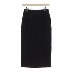アンフィーロ UNFILO 25AW BEAUTY FORM JERSEY Light Iラインスカート XS 黒 ブラック 無地 ロング丈 /LPのサムネイル