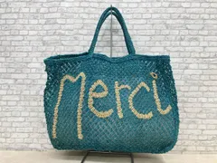 THE JACKSONS ザ・ジャクソンズ Merci メルシー トートバッグ  ジュートバッグ メッシュ グリーン  のサムネイル
