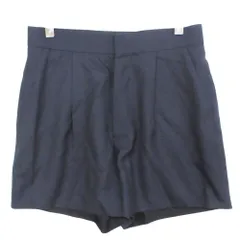 美品 SCYE BASICS サイベーシックス ショートパンツ ウール モヘア モヘヤ ショーパン ショーツ ボトムス 日本製 ネイビー 36 レディース 【中古】のサムネイル