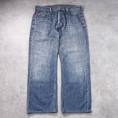 リーバイス569 Levis W34 ブルーデニム 青 古着 ヒゲ 20448 - メルカリ