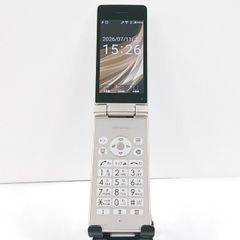AQUOS ケータイ SH-02L ドコモ ゴールド 送料無料 本体 c21025