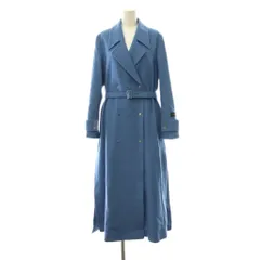 アメリヴィンテージ Ameri VINTAGE BELT FLARE LONG COAT コート チェスター アウター ウール M 青 ブルー /CX ■OS ■SHのサムネイル