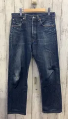 LEVI'S リーバイス ジーンズ デニム 501xx W36 L36 552刻印 90s USA製 サンアンジェロ工場 552 0897 39813-4 ネイビー リペア跡ありのサムネイル
