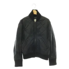 マディソンブルー MADISONBLUE ZIP BS QUILTING キルティングブルゾン ナイロン ジャケット ジップアップ 中綿 アウター 01 黒 ブラック /HS ■OSのサムネイル