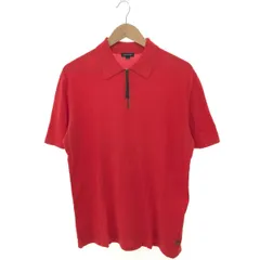 VALENTINO ヴァレンティノ 半袖ポロシャツ サイズ:XXL ハーフジップ   コットン100％ レッド メンズ / 243001005056のサムネイル