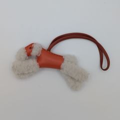 未使用に近い】エルメス バディチャーム 犬 U刻印 アニマル ドッグ