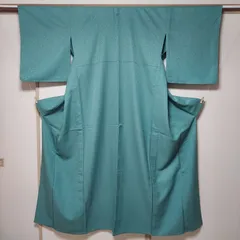 ポリエステル着物専門店in.style◆色無地着物◆単衣◆広衿◆一つ紋◆裄68cm◆丈163cmのサムネイル