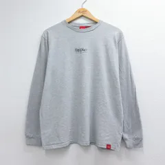 L/古着 モッシモ 長袖 Tシャツ メンズ クルーネック グレー 霜降り 26jul03のサムネイル